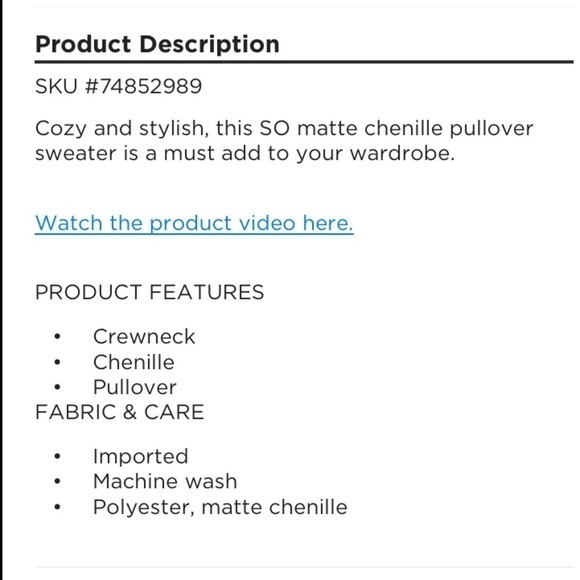 SO Matte Chenill pullover sweater XXL olive NWT - Picture 9 of 11